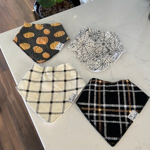 Copper Pearl Baby bandana bibs